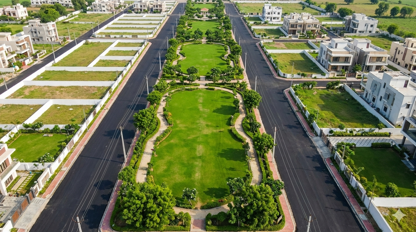 Best Plots in NRI Colony, Jagatpura | JDA Approved Residential Plots
