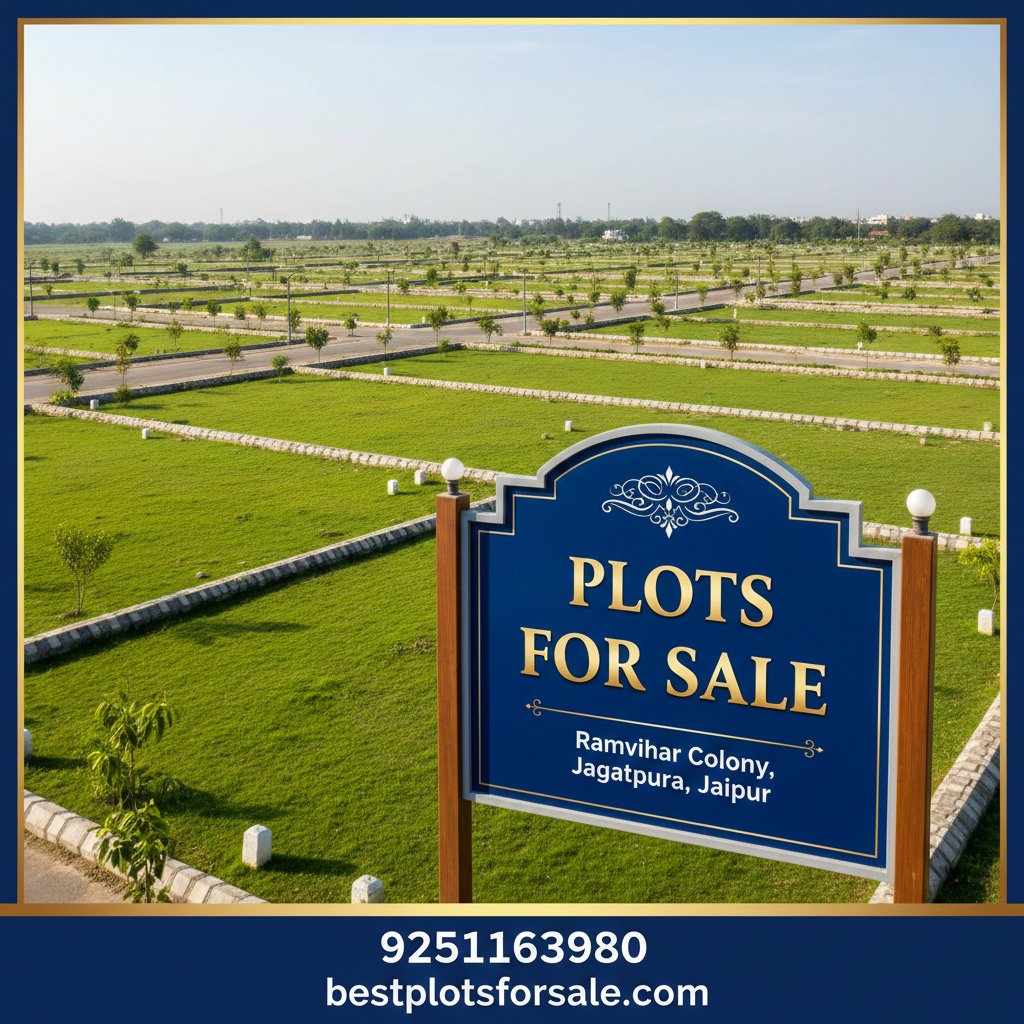 Plots for Sale in Ramvihar Colony, Jagatpura, Jaipur